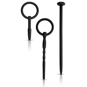 NMC Lot de 3 Tiges et plug d'urètre Knot Sound Diamètre 7mm   pas cher