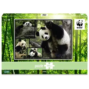 Puzzle Animaux - WWF - Giant Pandas - 1000 pièces - Adulte - Intérieur pas cher
