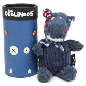 Les Déglingos doudou hippipos l hippo en boite pas cher