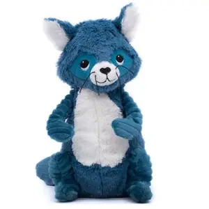 Peluche Raton Laveur Bleu Netoitou Les Ptipotos - Les Déglingos pas cher