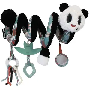 Les Deglingos Kinderwagenspanner Spiraal Panda Zwart/wit 30 Cm pas cher
