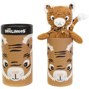Peluche Grand Simply 34 Cm Spéculos Le Tigre - Les Déglingos pas cher