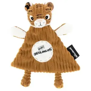 Doudou Baby Spéculos Le Tigre - Les Déglingos pas cher