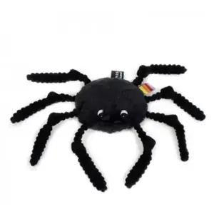 LES DÉGLINGOS Peluche Ptipotos - araignee noire pas cher