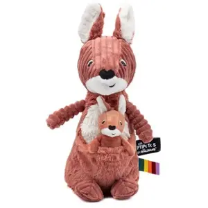 Déglingos Peluche Bébé Kangourou Allezou Maman Et Bébé Terracotta Les Ptipotos pas cher