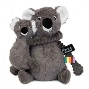 Déglingos Peluche Bébé Koala Trankilou Maman Et Bébé Gris Les Ptipotos pas cher