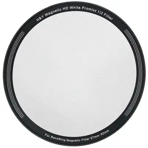 H&Y White mist magnetic 1/2 clip-on filter for RevoRing 67-82mm pas cher