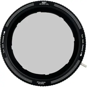 H&y Filtre Polarisant Revoring Mrc Cpl 58-77 Mm pas cher