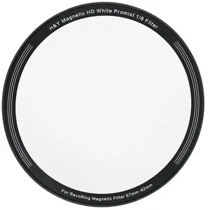 H&Y Black mist magnetic 1/8 clip-on filter for RevoRing 67-82mm pas cher