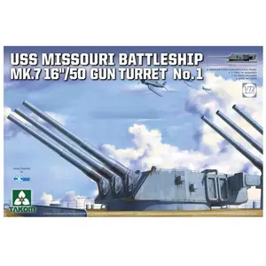 1:72 Takom 5015 USS Missouri Battle Ship MK.7 16/50 Gun Turret Plastic...Vendu parbol