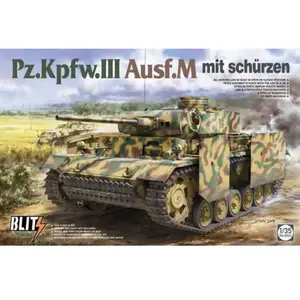 1:35 Takom 8002 Pz.Kpfw.III Ausf.M mit Schürzen Plastic Modelbouwpakket pas cher