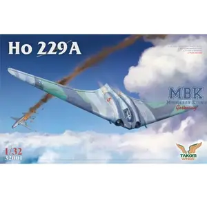 Takom Modelbouwpakket Militaire voertuigen - 32001 Horten Ho 229A WWII - Straaljager Plastic - 1:32 - Modelbouw