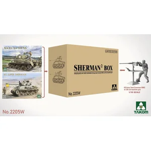 Takom Modelbouwpakket Militaire voertuigen - 2205W Sherman² BIG BOX - ...Vendu parbol