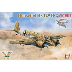 Takom Modelbouwpakket Vliegtuigen - 48001 Henschel Hs 129 B-2 WWII - D...Vendu parbol