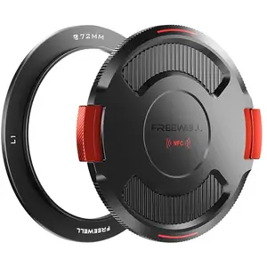 Freewell 72mm Base Ring & Cap for Real Locking VND (Adaptateurs de filtre), Filtre photo : accessoires, Noir pas cher