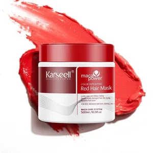 Karseell Maca Power Kleurafzettend Rood Haarmasker 500ml Verfrist & ... pas cher