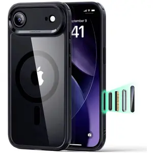 ESR - Classic Hybrid HaloLock - iPhone 17 Air - Clear Black (Apple iPh... pas cher