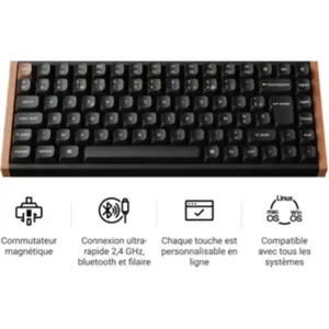 Clavier gamer sans fil KEYCHRON K2 HE Wireless Magnetic Switch