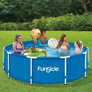 Piscine tubulaire - FUNSICLE - Activity Pool - Ø 3,05m - H 76cm - 8366LVendu parcdiscount