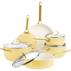Greenpan Padova Reserve Batterie de Cuisine 10 Pièces Sunshine Yellow pas cher