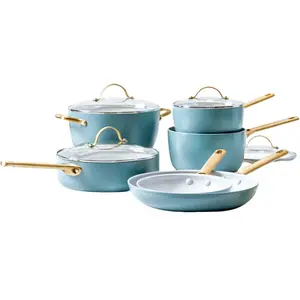 GreenPan Padova Reserve Batterie de Cuisine 10 Pièces Sky Blue
