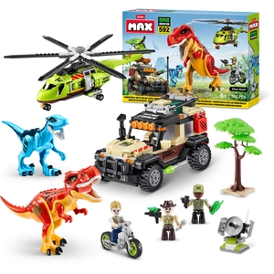 ZURU - MAX - Dino Adventure - Dino Hunt (592 stukken) pas cher