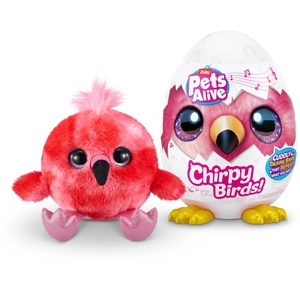 ZURU Pets Alive Chirpy Birds fluitend knuffel vogeltje - Serie 1 - 1 exemplaar pas cher