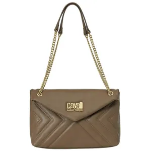 Sac bandoulière femme avec bandoulière chaîne CCHB0196-Taupe pas cher