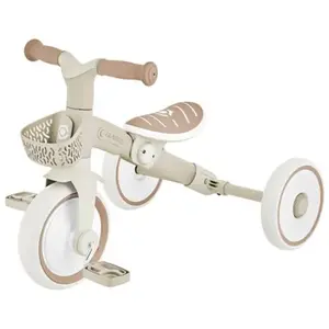 Tricycle Globber Learning Trike 2-en-1 ecologic Taupe