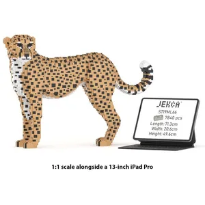 Jekca Blocs de construction - JEKCA - Guépard 01 - 7840 pièces - À mon...