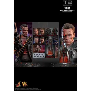 Comparateur de prix : Figurine Hot Toys DX46 - Terminator 2 : Judgment Day - T800 Battle Damaged Version
