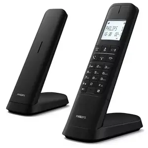 Philips M4702B/12-2 Téléphones fixes sans fil DECT, écran 4,6 cm, écra... pas cher