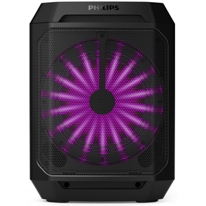 Philips Bluetooth Party Speaker TAX2208   Karaoke   Feestverlichting   DBB Bass Boost   Tot 7 uur speeltijd-Zwart pas cher