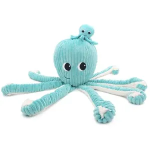 Peluche Pieuvre maman et bébé Les Ptipotos Aqua (50 cm) pas cher