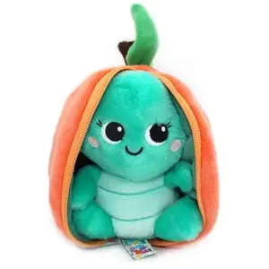 Flipetz - 2-in-1 Knuffel - Corvet de Schildpad / Perzik - 18 x 10 x 17 cm - Les Déglingos pas cher