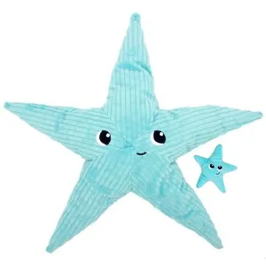 Peluche Etoile de mer maman et bébé Les Ptipotos Aqua (62 cm) pas cher