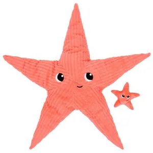 Peluche Etoile de mer maman et bébé Les Ptipotos Corail (62 cm) pas cher