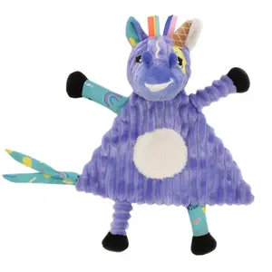 Doudou Baby Kiprokos Le Zèbre - Les Déglingos pas cher