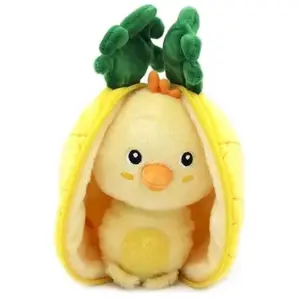 Comparateur de prix : Les Déglingos - Peluche Flipetz Poussin Ananas - GLOBE TROTOYS