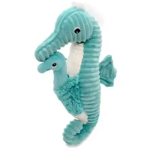 Peluche Papadou papa et bébé Les Ptipotos Aqua (34 cm) pas cher