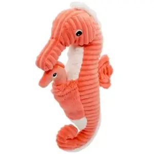 Peluche Papadou papa et bébé Les Ptipotos Corail (34 cm) pas cher