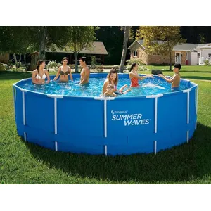 Piscine tubulaire ronde Active Frame Pool 4,57 x 1,22 m - Summer Waves...