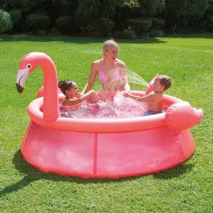 Piscine autostable flamant ø 1,83m x51cm Summer Waves pas cher