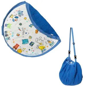 Tapis de jeu 2 en 1 Noomad Organic Soft Puce et Pilou Moulin Roty