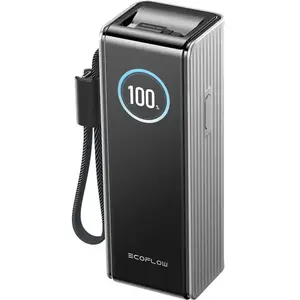Comparateur de prix : EcoFlow RAPID powerbank 25.000 mAh met ingebouwde kabel - Zilver