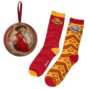 Boule de Noël Cinereplicas Holiday Capsule Chaussettes Luffy One Piece pas cher