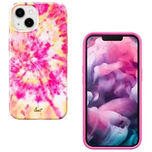 Laut Huex Tie Dye hoesje voor iPhone 13 - roze pas cher