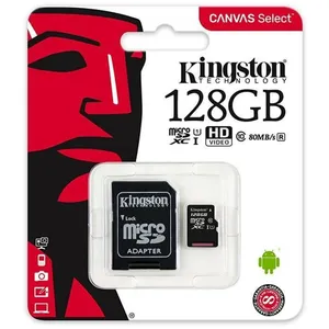 Kingston Canvas Select SDCS - Carte mémoire microSDXC UHS-I U1 128 Go ... pas cher