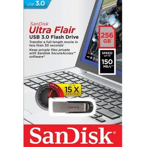 CLE USB SanDisk Ultra Flair 256 Go USB 3.0 jusqu'à 150Mb/s CUPD256-1 pas cher