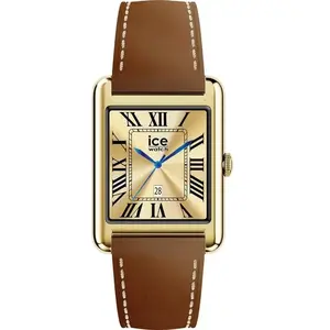 Montre - ICE WATCH - Ice Smart TKS 2.0 - Bracelet cuir camel - Boîtier...